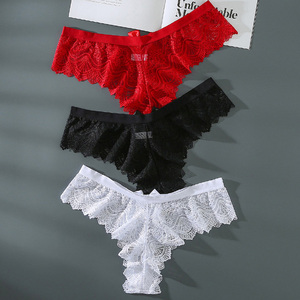 Ladymate ODM/OEM Culottes En Dentelle Pour Femmes Taille Moyenne Nœud Design String Culotte Femme Dentelle Sans Couture Plus Size Underwear - Product Image 6