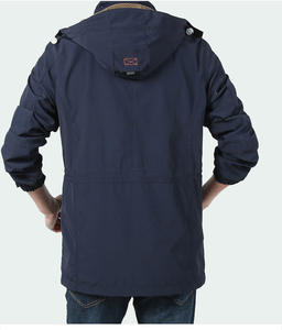 Liu Ming alta qualità personalizzato antivento uomo lungo inverno cappotto Parka <span class=keywords><strong>giacca</strong></span> con cappuccio rimovibile con cappuccio - Product Image 3