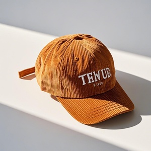 Pink Custom Trendy Apparel Truck <b>Hat</b> Cotton Corduroy Unstructured Baseball Cap <b>Dad</b> <b>Hat</b> - Product Image 6