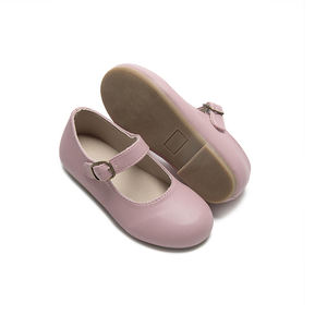 Scarpe eleganti da sposa <span class=keywords><strong>rosa</strong></span> scarpe da culla ballerine ragazze Mary Jane scarpe eleganti - Product Image 2