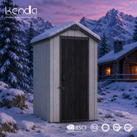 Abri de jardin Kenda APEX 4x6, robuste, résistant aux intempéries, pour outils de jardin, patio, fournitures de jardinage