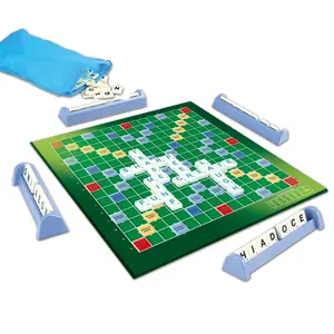 Jogo de mesa de mesa para família, jogo de quebra-cabeças de palavras do alfabeto em inglês, jogos engraçados para a família