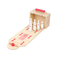 Jeu de bowling miniature en bois portable, jouets de jeu de table pour enfants et divertissement de fête, certifié sûr par la marque Mi