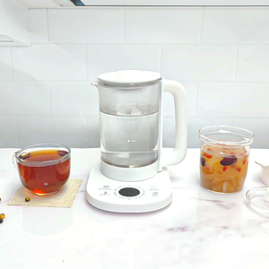 <span class=keywords><strong>Bollitore</strong></span> in Vetro <span class=keywords><strong>per</strong></span> Tisane e Caffè 800 W 1.5 L con Display Temperatura, Funzione Mantenimento Calore, Timer, Cestello <span class=keywords><strong>per</strong></span> Infusione, Pentola <span class=keywords><strong>per</strong></span> Stufati e Cestello Filtrante - Product Image 6