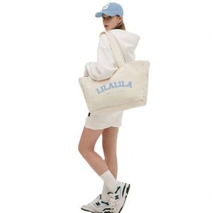 Bolsa de Compras de Lona de Algodón Ecológica al por Mayor, con Logotipo Personalizado Impreso, Bolsa de Mano Reciclada para Comestibles - Product Image 6