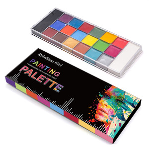 Kit de Pintura Facial Profesional de 20 Colores <span class=keywords><strong>para</strong></span> <span class=keywords><strong>Niñas</strong></span> Rebellidas, Paleta de Pintura Corporal - Product Image 5