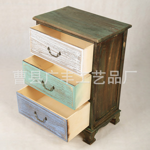 Meuble de rangement en bois pour salon avec tiroirs et paniers, organisateur multifonctionnel pour chambre à coucher - Product Image 5