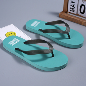Turquoise EVA Flip Flops Open Toe Anti-Slippery <b>Summer</b> Outdoor <b>Slippers</b> - Product Image 1