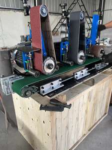 Plaka Metal Zımpara Makinesi Paslanmaz Çelik Saç Teli Yüzey Parlatma Makinesi Metal Çapak Alma Makinesi - Product Image 2