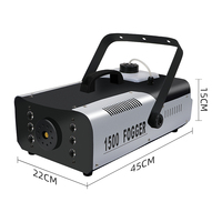 Machine à Fumée SHTX Haute Performance 1500W pour Fêtes Scène Mariage Effets Fumée Glace Sèche Couleurs Bleu Vert Rouge Brouillard