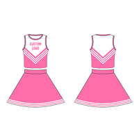 Uniforme de pom-pom girl sexy à logo personnalisé pour l'école pour femmes