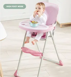 Ajustável Booster Seat Plastic 3 Em 1 Crianças Baby Feeding Dining Feeding Chair Com Cup Groove