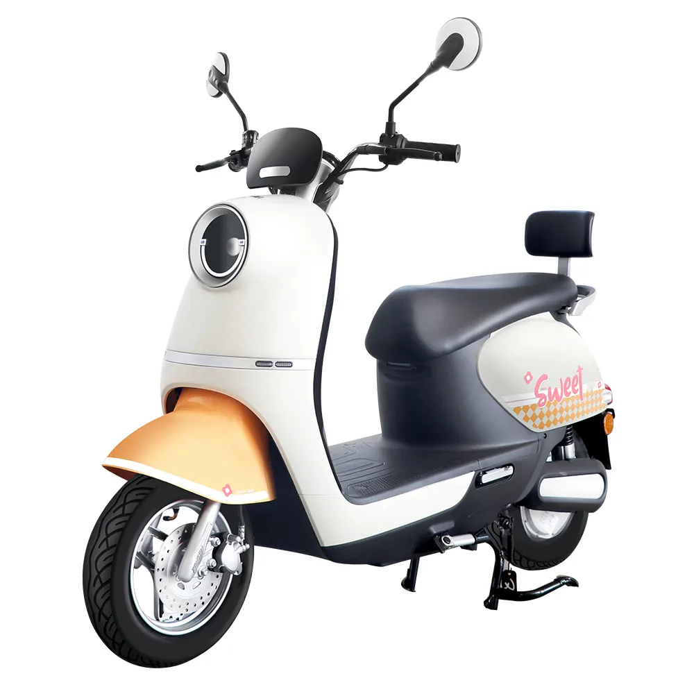 Nuovo elenco 800W 45 km/h motociclette elettriche Scooter elettrico per ciclomotore per adulti con ammortizzatore idraulico