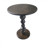 Table console minimaliste américaine en bois écologique DISHI, table basse rétro, table d'appoint créative, table de chevet, table d'angle pour balcon et salon
