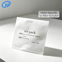 Mini sac vide pour pack de glace plat, qualité médicale, thermoscellable, en non-tissé laminé PA/PE, pour emballage de chaîne du froid, consommable, fabricant