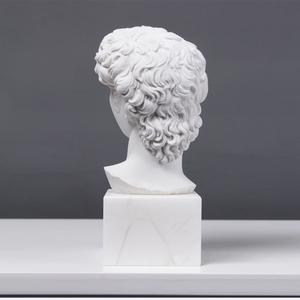 <span class=keywords><strong>Statua</strong></span> del Busto <span class=keywords><strong>di</strong></span> <span class=keywords><strong>David</strong></span> in Marmo Bianco Scolpito per Interni, Fornitura Professionale <span class=keywords><strong>di</strong></span> Fabbrica - Product Image 2