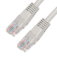 Prix usine UTP Cat3 10 paires de câbles en cuivre CAT5 CAT5E CAT6 RJ45 mâle à mâle câble réseau Ethernet plat
