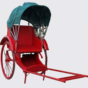 Rickshaw traditionnel à deux roues, type calèche, pour usage extérieur, mariages et visites touristiques - Product Image 1