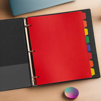 Protège-documents personnalisé à 8 compartiments, classeur de documents coloré, diviseurs de classement pour étudiants, entreprises et bureaux