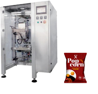 Ensacheuse automatique haute vitesse multi-têtes avec pesage et emballage sous film plastique pour sacs/pochettes de pop-corn, chips, snacks et aliments soufflés