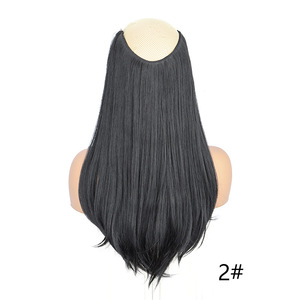 วิกผมแบบชิ้นเดียวรูปตัววี ไร้รอยต่อ เพิ่มวอลลุ่ม ผมสั้นคลุมไหปลาร้า  ต่อผมแบบมองไม่เห็น - Product Image 5