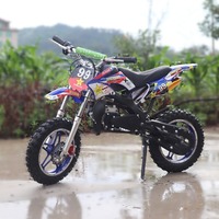 Motocicleta Todoterreno KTM de Cross, 49cc, 2 Tiempos, Gasolina, Mini Moto de Cross para Niños