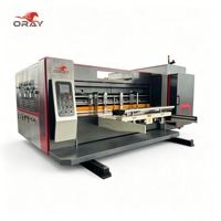 Oray-need volautomatische vacuüm waterinkt printmachine model 1224 voor golfkartonfabriek kamer doctor blade systeem