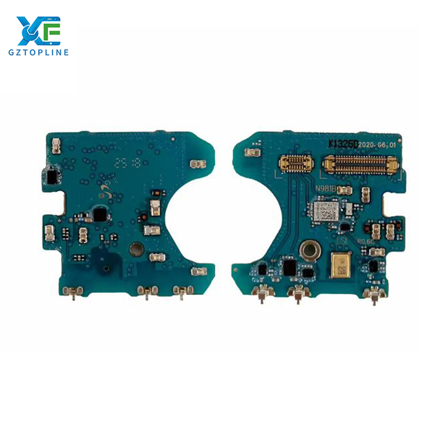 Custom USB Charging Board Port Dock Charger Connector Flex Charging Pcb Board Tail Board for Samsung Galaxy Note20/N981B (Mic)