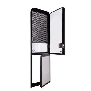 Puerta de caravana de doble apertura personalizada estilo arriba-abajo puerta doble para autocaravana de coche de camping - Product Image 2
