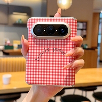Étui magnétique pour iPhone DUO, étui de protection pliable pour iPhone, étui rigide en cuir PU, étui pour téléphone avec motif en grille, sensation de peau