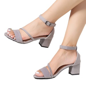 Sandalias de Tacón Alto y Plataforma con Punta Abierta para Mujer, Tallas Grandes, Elegantes, de Gamuza, Estilo Romano, Novedad de Verano - Product Image 5
