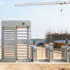 Sistema de Torniquete de Altura Completa OEM con Integración de Escáner de Boletos, Acero Inoxidable, Protección IP66 para Obras de Construcción - Product Image 1