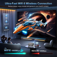 Usine K6 Projecteur Intelligent Téléphone Mobile Home Cinéma 4K Projecteurs de Jeux Vidéo Full Hd Mini Projecteur Extérieur Android Portable