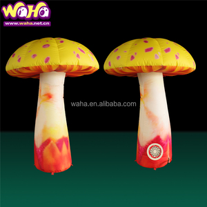 Décoration de ballon champignon gonflable WAHA, taille personnalisable, 16 couleurs, ventilateur intégré pour mariage, fête, thème <span class=keywords><strong>Alice</strong></span> <span class=keywords><strong>au</strong></span> <span class=keywords><strong>pays</strong></span> <span class=keywords><strong>des</strong></span> <span class=keywords><strong>merveilles</strong></span> - Product Image 2