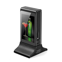 FYD-835SD Layar Sentuh Dua Sisi 7 Inci untuk Display Iklan Meja di Restoran, Kafe, Hotel