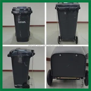 Cheap 120l Hdpe Wheeled Dustbin For Garbage Contain Rubbish Bin Waste Bins Plastic Trash Bins