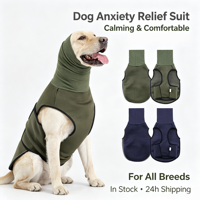Beruhigungsanzug für Hunde, Anti-Angst-Jacke, Lärmreduzierendes Hemd gegen Donner und Feuerwerk, Stressabbauende Weste für große, mittlere und kleine Hunde