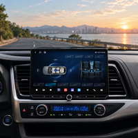 Layar Foforfor 13" untuk Toyota Highlander 2014-2021 CarPlay Android15 2K Radio Mobil Stereo Player Head Unit GPS Navi 360 DSP 7870