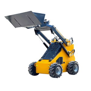 Skid Stuur Loader Vierwielaandrijving <span class=keywords><strong>Mini</strong></span> Constructie Truck Multifunctionele Kleine Heftruck Met Rupsmotor - Product Image 4