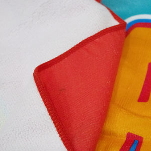 Serviettes de plage en daim microfibre double face personnalisées sac de rangement doux à séchage rapide pour la peau <span class=keywords><strong>bain</strong></span> gaufré Jacquard rayé moderne - Product Image 5