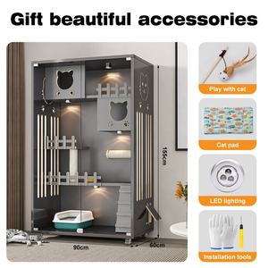 Casa <span class=keywords><strong>para</strong></span> Gatos Moderna y Lujosa, en Oferta, Material de Madera, Villa <span class=keywords><strong>para</strong></span> Gatitos, Cama con Diseño Animal <span class=keywords><strong>para</strong></span> Gatos de Salón - Product Image 2