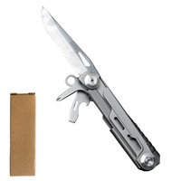 Couteau pliant portable 6-en-1 de qualité industrielle avec tournevis pour le camping en plein air