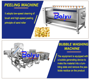 Nueva línea de producción de patatas fritas congeladas, máquina para hacer patatas fritas crujientes con componentes básicos, motor PLC de bomba - Product Image 2