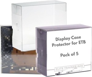 Wholesale Clear PET Custom Trading Card Booster Box Collector <b>Storage</b> Case For Display - Product Image 2