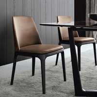 Chaise de restaurant à dossier haut, fauteuil de négociation, chaise de loisirs, chaise de salle à manger en bois massif de luxe léger, usage domestique - Vente chaude