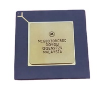 CPU MC68030RC50 128 broches en céramique PGA, microprocesseur MC68030RC50C, MC68030RC50C MC68030RC50B