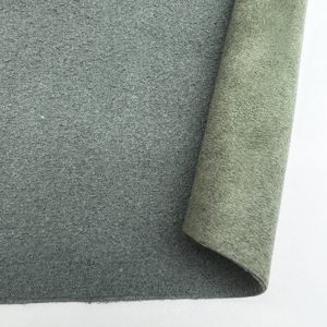 Aloba microfibra gamuza poliéster con ribete de cuero genuino PVC textiles para el hogar <span class=keywords><strong>tela</strong></span> para muebles sofá entrenador asiento de coche - Product Image 4