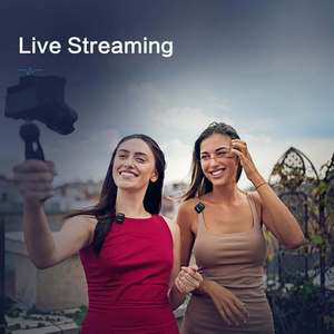 SYNCO G2A2 Hệ Thống Micro Không Dây Lavalier 2.4G Bộ Phát Kép 1 Mic VE Áo Micrô Không Dây 2TX 1RX - Product Image 6