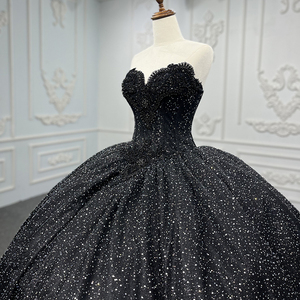 Vestidos de Noche Largos y Elegantes con Lentejuelas Brillantes Negras 2024, Jancember 9888-1 - Product Image 2
