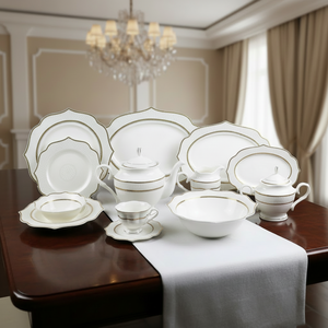 <span class=keywords><strong>Juego</strong></span> <span class=keywords><strong>de</strong></span> <span class=keywords><strong>Vajilla</strong></span> <span class=keywords><strong>de</strong></span> Porcelana <span class=keywords><strong>de</strong></span> Hueso <span class=keywords><strong>de</strong></span> Lujo con Forma <span class=keywords><strong>de</strong></span> HY <span class=keywords><strong>de</strong></span> 60/66 Piezas, <span class=keywords><strong>Juego</strong></span> <span class=keywords><strong>de</strong></span> Tazas para Restaurante, <span class=keywords><strong>Juego</strong></span> <span class=keywords><strong>de</strong></span> <span class=keywords><strong>Vajilla</strong></span> <span class=keywords><strong>Completo</strong></span> - Product Image 1